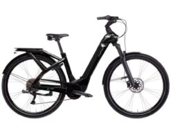 Bianchi E-Omnia C Type Deore 10-Gang Bosch 500 - Step Through Elektro City Bike 2022 | Black Glossy