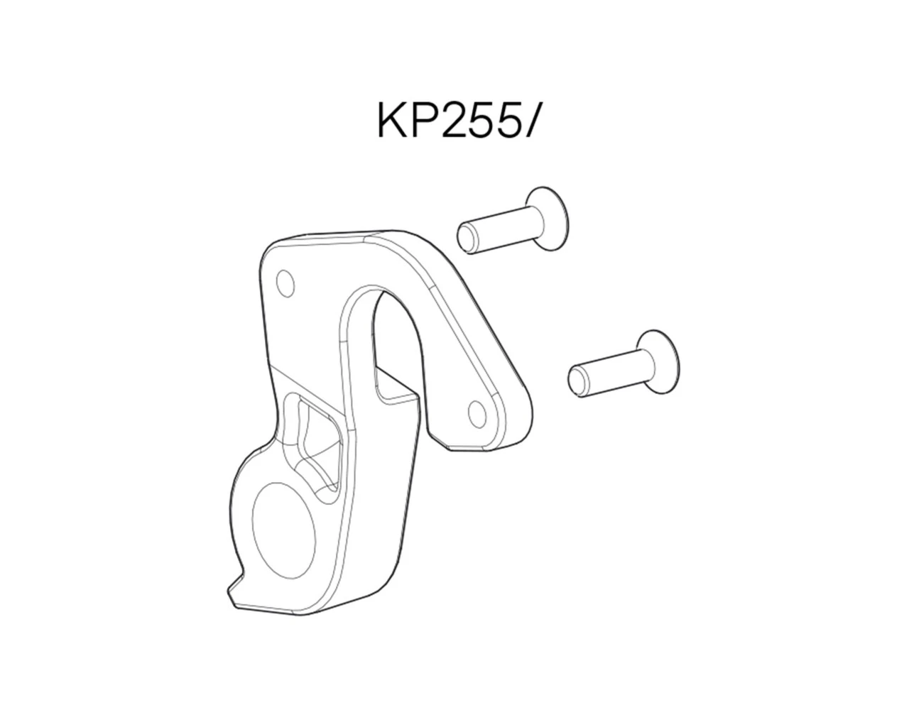 Cannondale Schaltauge Single Sided RD 2 - CAAD8 / Synapse | Black – Bild 2