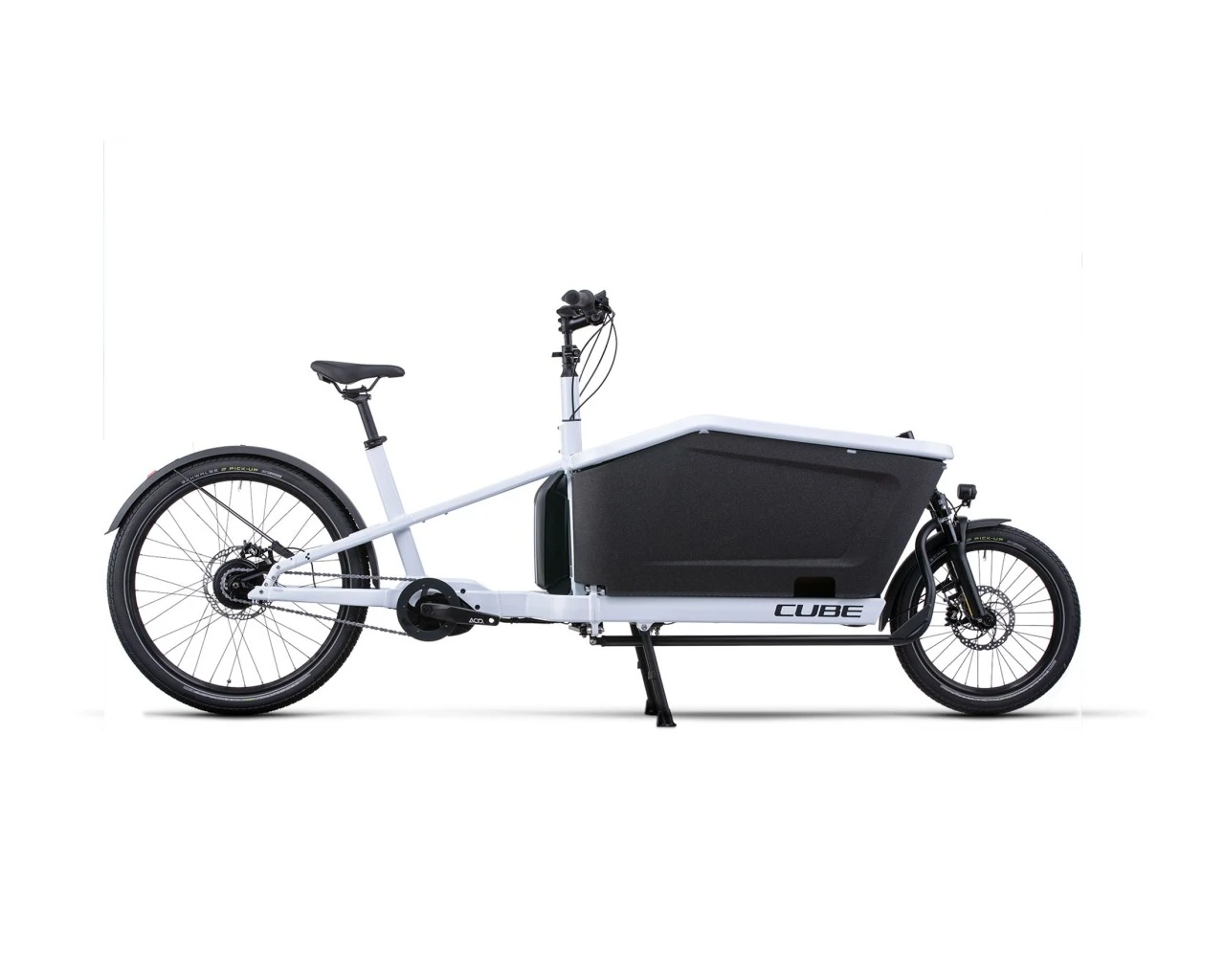 Cube Cargo Dual Hybrid 1000 - Elektro Lastenrad 2022 | Flashwhite´n´black