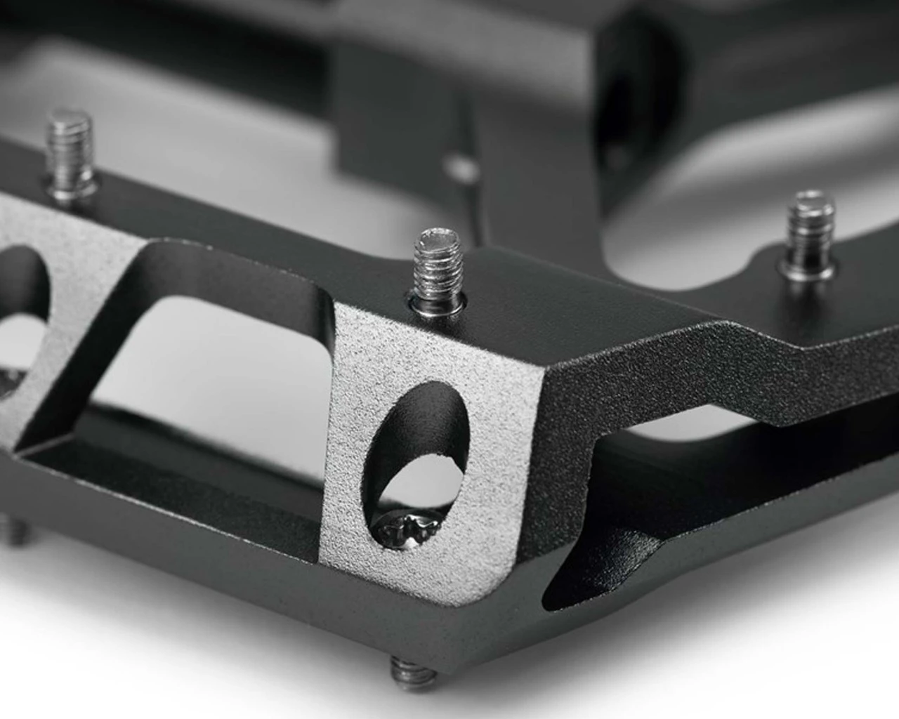 Cube RFR Pedale Flat SLT 2.0 (Paar) | Grey N Black – Bild 3