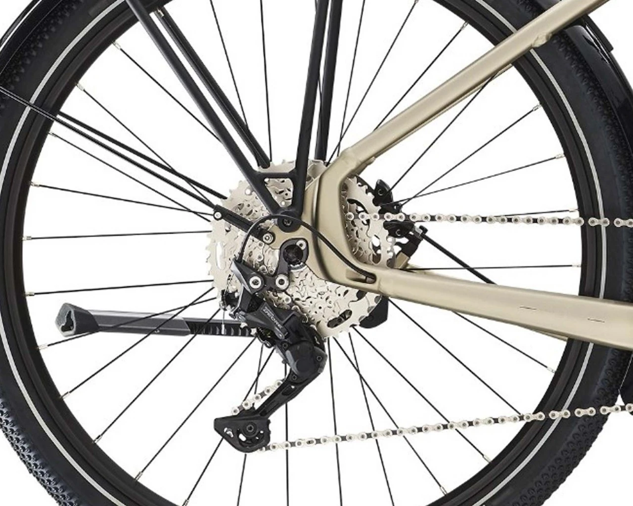 Diamant Zouma Deluxe+ - Tiefeinstieg Elektro City Bike 2022 | Alvitgrau Metallic – Bild 3