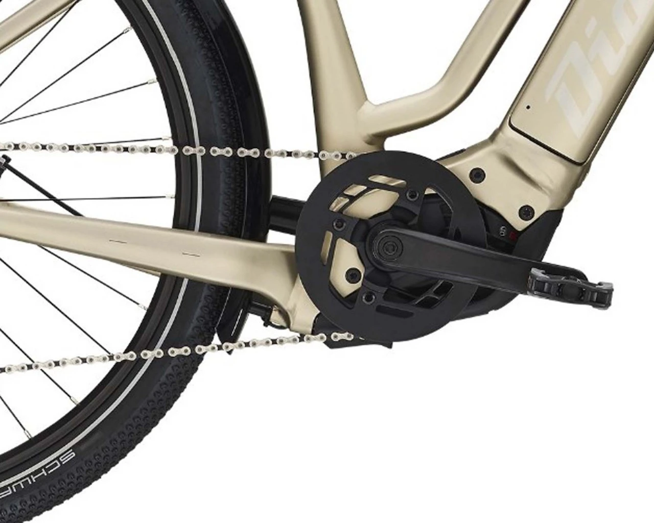 Diamant Zouma Deluxe+ - Tiefeinstieg Elektro City Bike 2022 | Alvitgrau Metallic – Bild 4