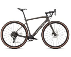 Specialized Diverge Comp Carbon - Gravel Bike 2022 | Satin Gunmetal-white-chrome-clean