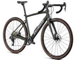 Specialized Diverge Expert Carbon - Gravel Bike 2021 | Satin Oak Green Metallic-gloss White-chrome-c -Lenker Fest Verkaufsgeschäft specialized diverge expert carbon gravel bike 2021 satin oak green metallic gloss white chrome clean 64 cm 002 71264 4894x3915 1280x1280