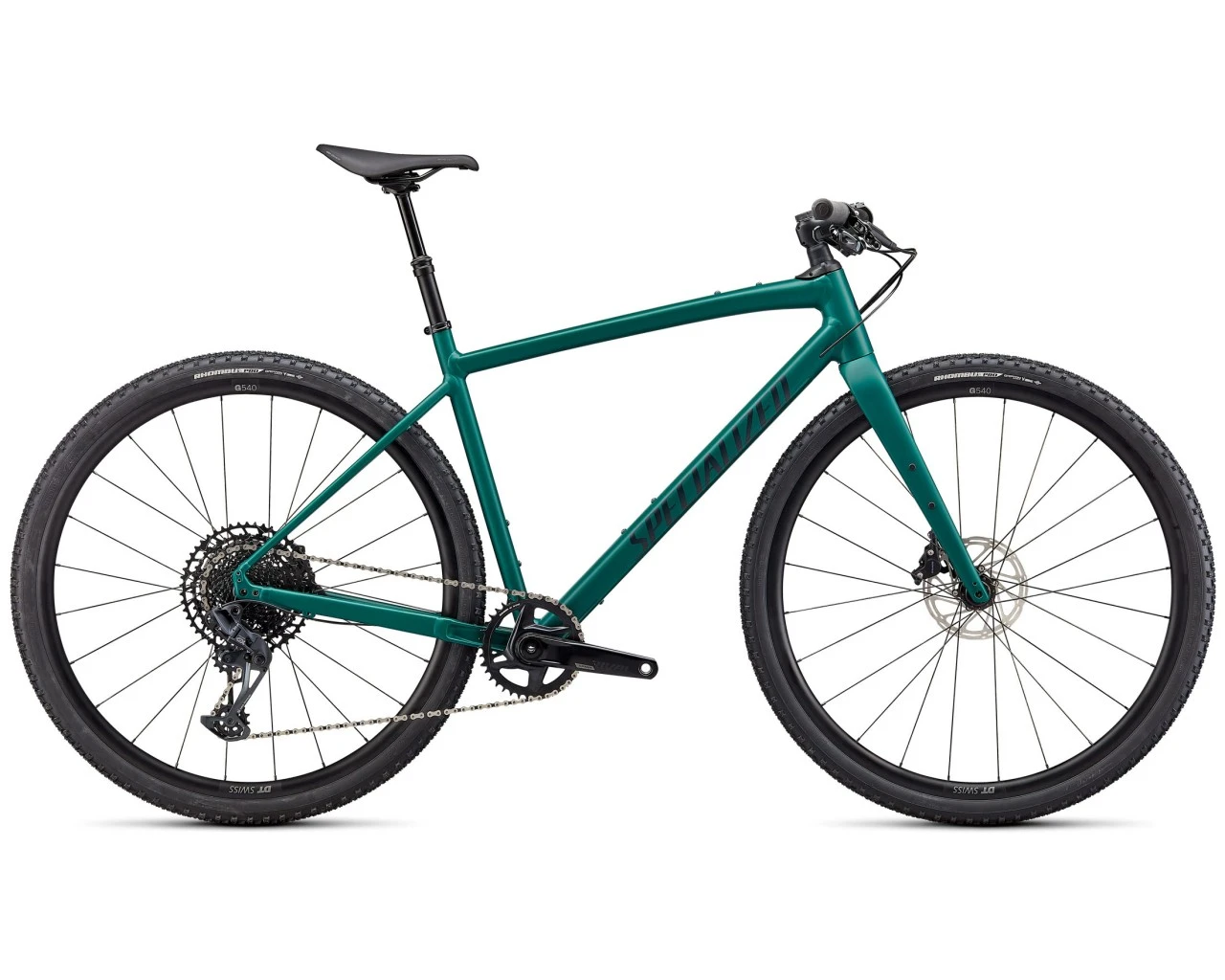 Specialized Diverge Expert E5 EVO - Fitness Bike 2022 | Satin Pine-forest-chrome-clean