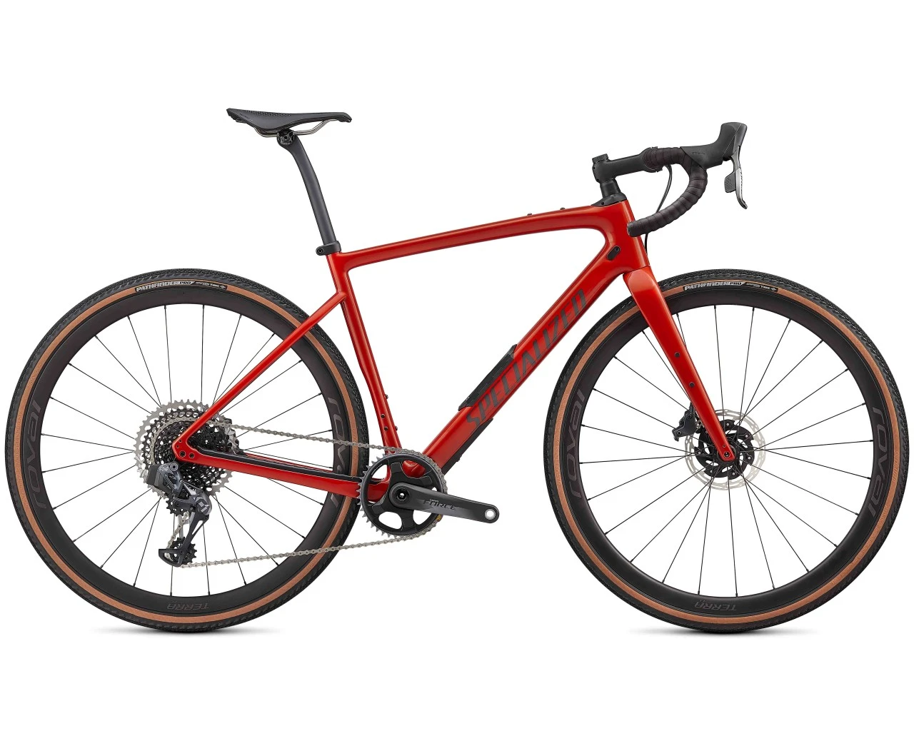 Specialized Diverge Pro Carbon - Gravel Bike 2022 | Gloss Redwood-smoke-chrome-clean